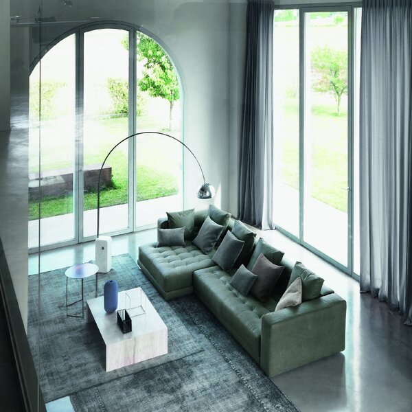 Flos F0300000 Arco, designová stojací lampa s vypínačem, 1x70W E27, výška 232cm