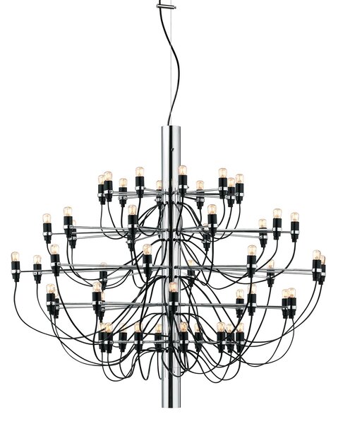 Flos A1502057 2097-50, luxusní chromový lustr, 50x15W E14 čirá, prům. 100cm, výška 88cm