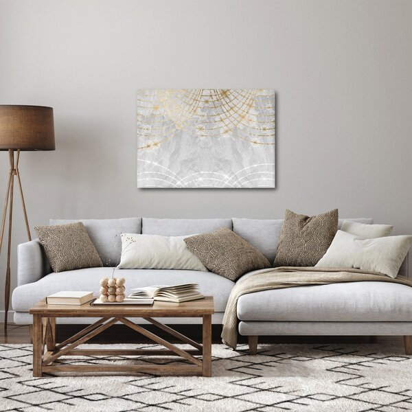 Obraz - Beton s designem (70x50 cm)