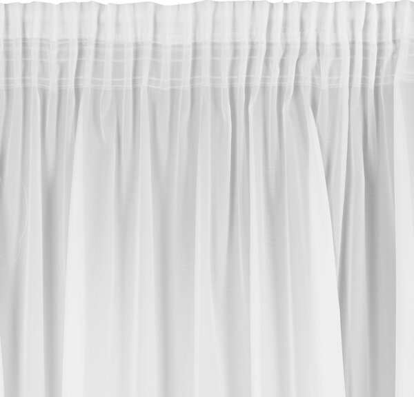 ZÁCLONA NA PÁSCE KATHY 140X270 CM BÍLÁ