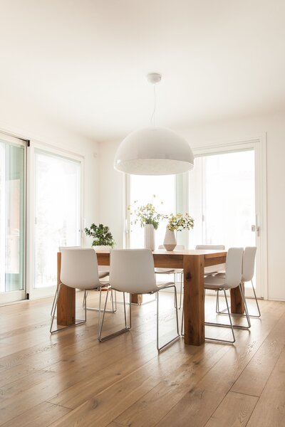 Flos F0002009 Skygarden S2, leskle bílé závěsné svítidlo s vnitřním štukem, 1x205W E27, prům. 90cm