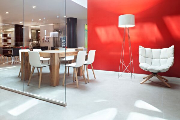 Flos F5921009 Ray F2, stojací lampa s bílým širmem a stmívačem, 1x205W E27, výška 171 cm
