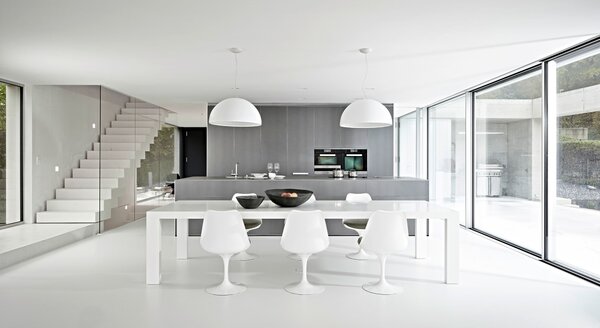 Flos F0002009 Skygarden S2, leskle bílé závěsné svítidlo s vnitřním štukem, 1x205W E27, prům. 90cm