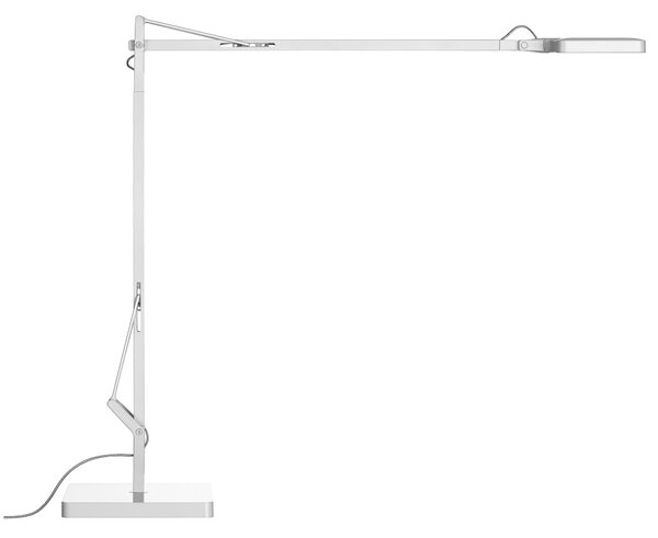 Flos F3311009 Kelvin LED, bílá stolní lampa na pracovní stůl, 8W LED 3000K, 48+58cm