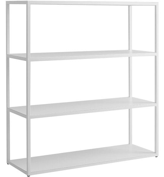 Nordic Design Bílý kovový regál Hypper 100 x 110 cm
