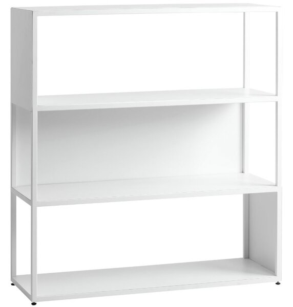 Nordic Design Bílý kovový regál Hypper II 100 x110 cm