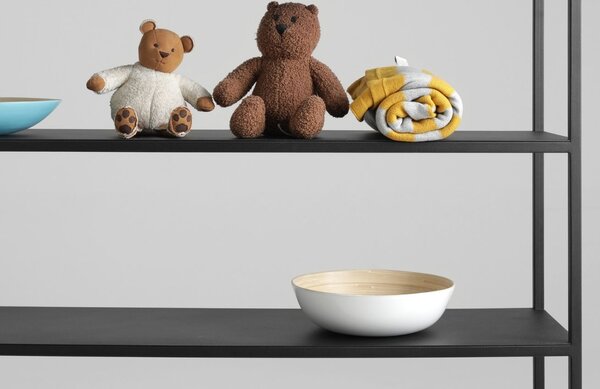 Nordic Design Černý kovový regál Hypper 150 x 180 cm