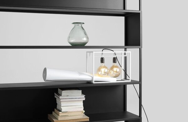 Nordic Design Černý kovový regál Hypper II 150 x 180 cm