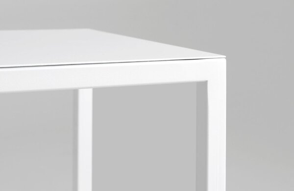 Nordic Design Bílý kovový regál Hypper 100 x 75 cm