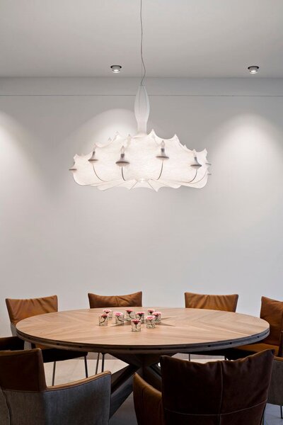 Flos F9800009 Zeppelin 1, extravagantní lust zabalený v kokonu, 1x21W LED E27, prům. 110cm