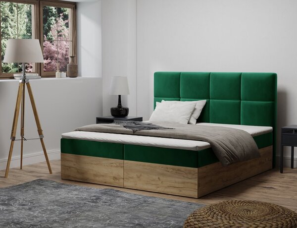 MD Kontinentální Boxspring postel MADISON 120x200 výběr z barev MANILA_26