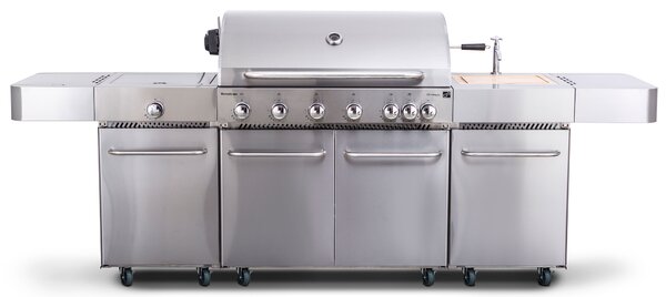 Plynový gril G21 Nevada BBQ kuchyně Premium Line, 8 hořáků + zdarma redukční ventil