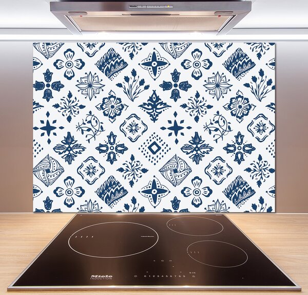Panel do kuchyně Květinový vzor pl-pksh-100x70-f-66878364