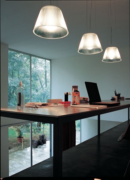 Flos F6105000 Romeo Moon S1, designové závěsné svítidlo, 1x150W E27, prům. 34cm