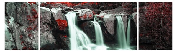 Obraz - Vodopády (170x50 cm)