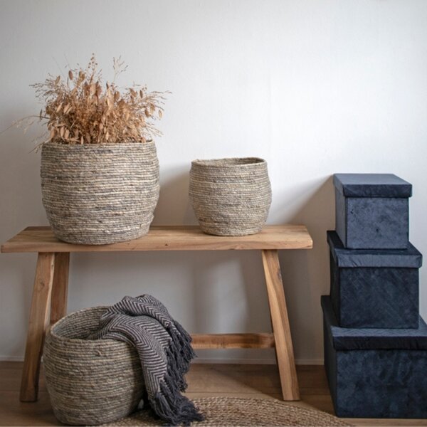 Nordic Living Masivní teaková lavice Balt 90 cm