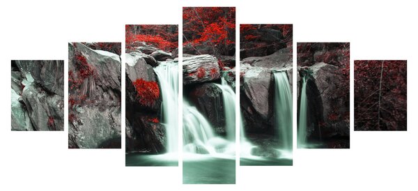 Obraz - Vodopády (210x100 cm)