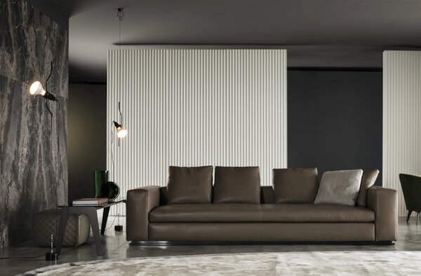 Flos F5600030 Parentesi, černé svítidlo mezi podlahu a strop se stmívačem, 1x150W E27, max. 400cm