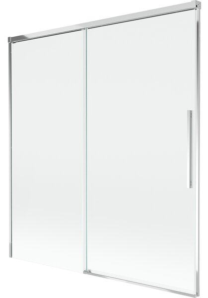 Mexen Rox vanová zástěna 2-křídlová posuvná 150 x 150 cm, transparentní, chrom - 8C9-150-001-01-00