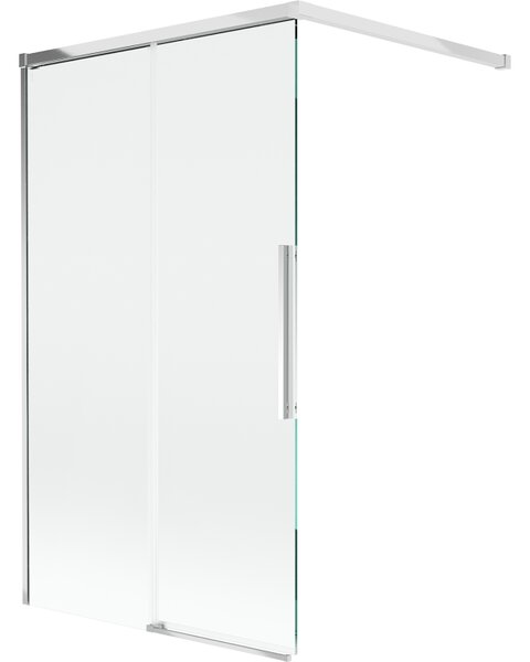Mexen Rox vanová zástěna 2-dílná posuvná 120 x 150 cm, transparentní, chrom - 8C9-120-003-01-00