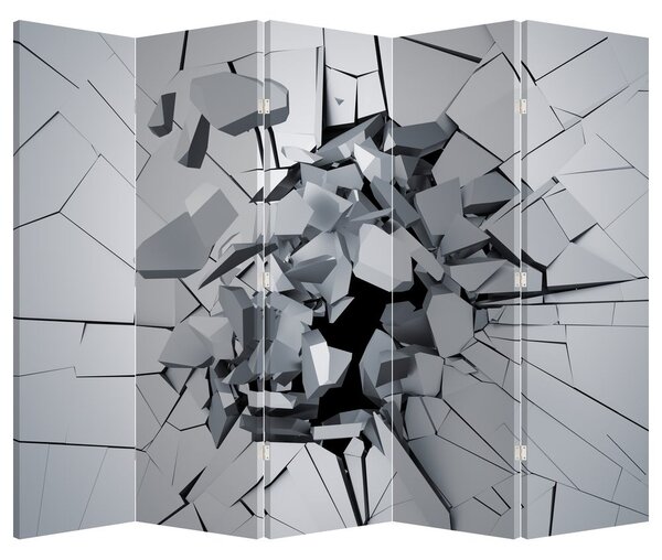 Paraván - 3D Abstrakce (210x170 cm)