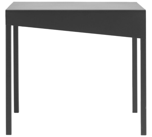 Nordic Design Černý kovový konferenční stolek Narvik 50 cm