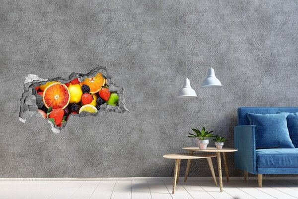 Samolepící nálepka beton Barevné ovoce nd-b-78097722