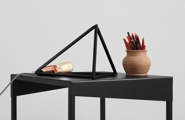 Nordic Design Černý kovový konferenční stolek Narvik 50 cm