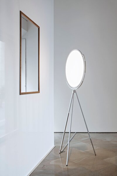 Flos F6630057 Superloon, chromová stojací designová lampa se stmívačem, 40W LED, 197cm