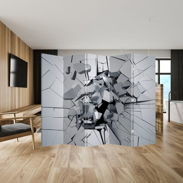 Paraván - 3D Abstrakce (210x170 cm)