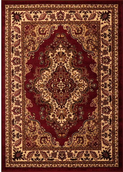 Kusový koberec Medailon 6895 - red cream - 60x100