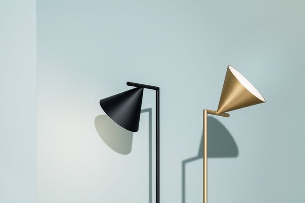 Flos F1530030 Captain Flint, lampa se stmívačem v kombinace mramoru a antracitu, 20W LED 2700K, výška 153,7cm