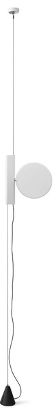 Flos F4640009 OK, bílé svítidlo mezi podlahu a strop se stmívačem, 18W LED 2700K, max. 400cm