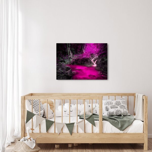 Obraz - Růžový les (70x50 cm)