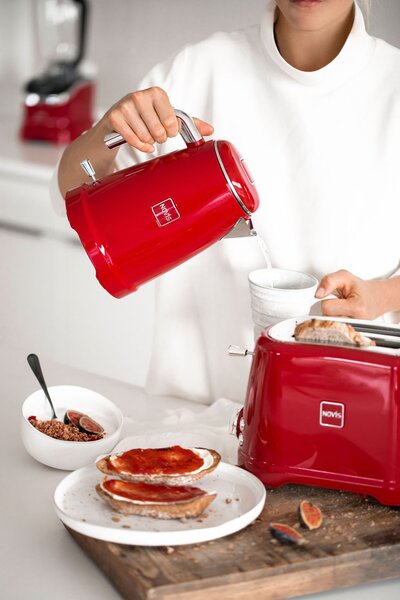 Rychlovarná konvice Novis Kettle K1 (červená)