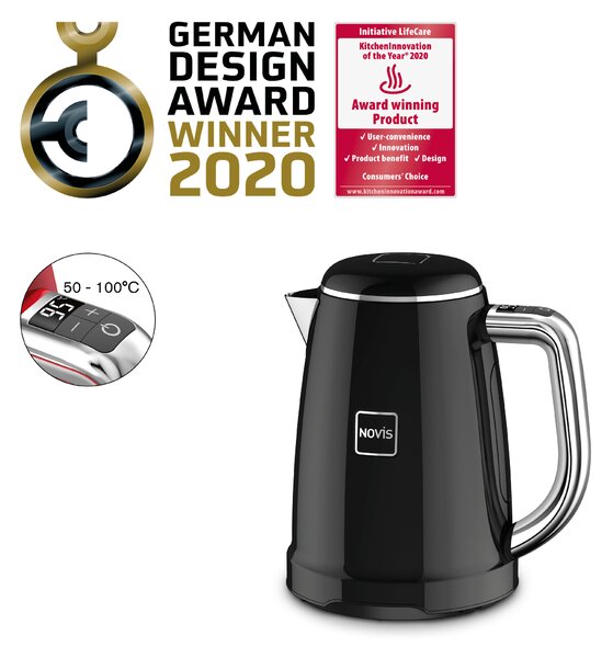 Rychlovarná konvice Novis Kettle KTC1 (černá)