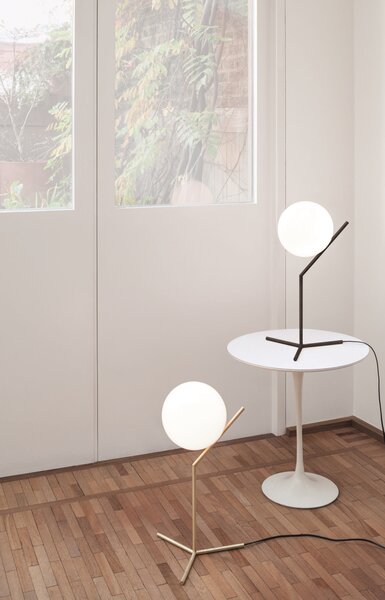 Flos F3170030 IC Lights T1 High, designová lampa se stmívačem, 1x60W E14, černá, Ø 20cm, výška 53cm