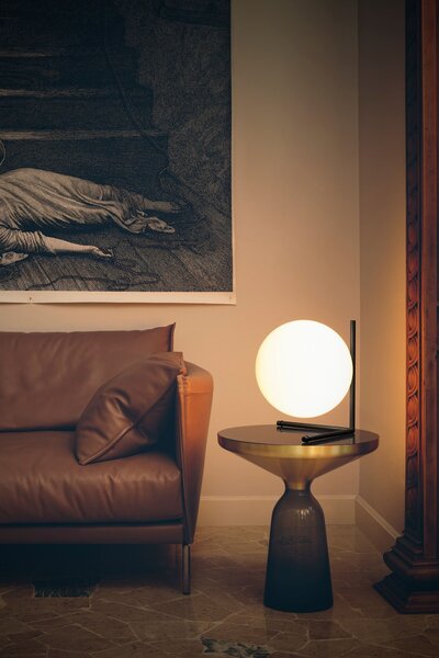 Flos F3172030 IC Lights T2, designová lampa se stmívačem, 1x205W E27, černá, Ø 30cm, výška 35cm