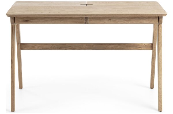 Dřevěný pracovní stůl Kave Home Julia 120 x 65 cm