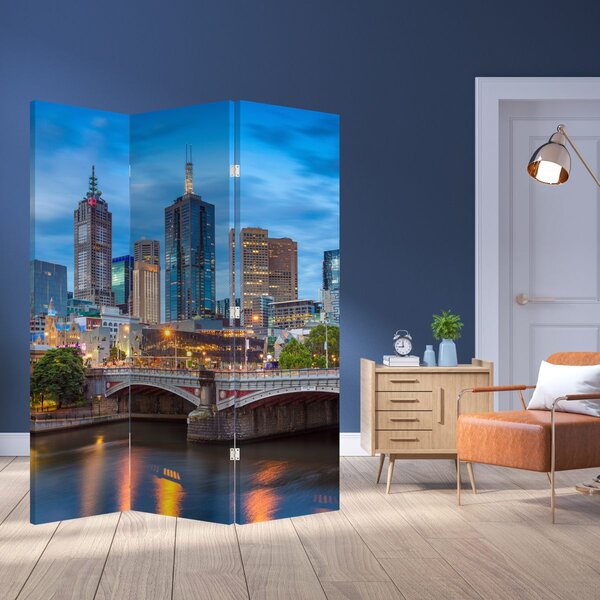 Paraván - Město Melbourne (126x170 cm)