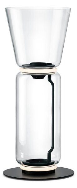 Flos F0265000 Noctambule F1 High Cylinders Cone Small Base, stojací lampa ze skla se stmívačem, 2x9W + 1x18W LED 2700K, výška 91cm