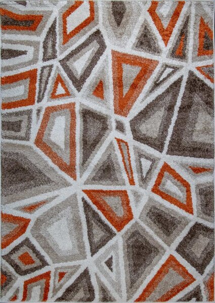 Kusový koberec Walton 5797A - oranžový - 140x200cm