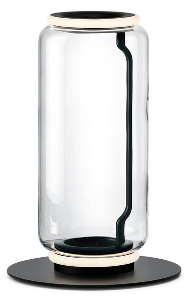 Flos F0285000 Noctambule F1 High Cylinders Small Base, stojací lampa ze skla se stmívačem, 2x9W LED 2700K, výška 58cm
