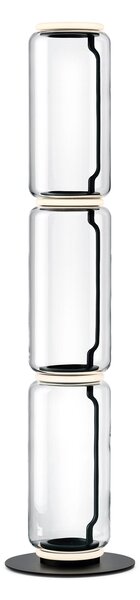 Flos F0287000 Noctambule F3 High Cylinders Small Base, stojací lampa ze skla se stmívačem, 4x9W LED 2700K, výška 164cm