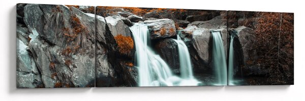 Obraz - Vodopády (170x50 cm)