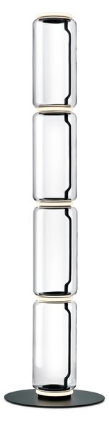 Flos F0292000 Noctambule F4 High Cylinders Big Base, stojací lampa ze skla se stmívačem, 5x9W LED 2700K, výška 217cm