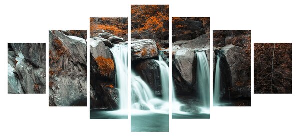 Obraz - Vodopády (210x100 cm)