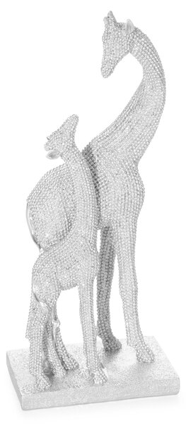 DEKORAČNÍ FIGURKA ELDO 11X7X27 CM STŘÍBRNÁ