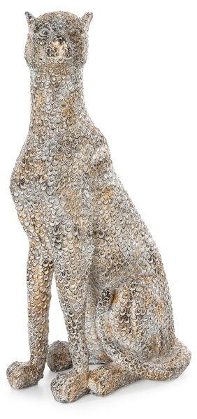 DEKORAČNÍ FIGURKA BARY 12X8X24 CM ŠEDÁ
