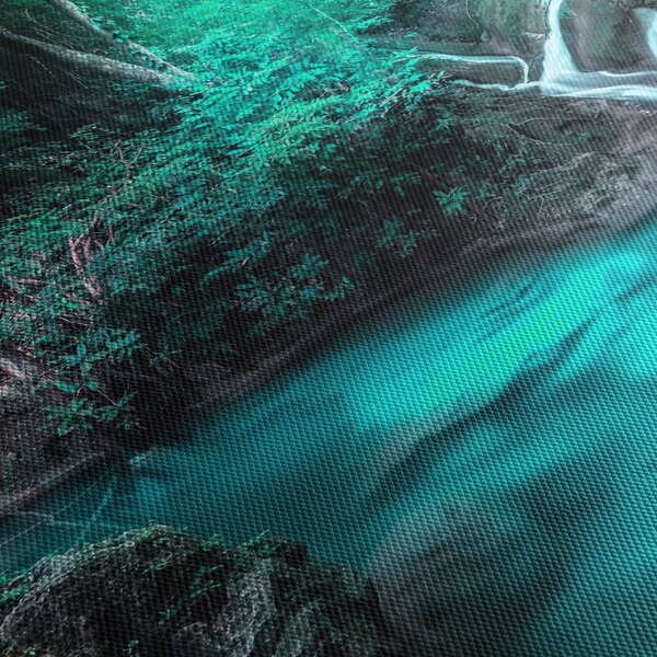 Obraz - Tyrkysové jezero (170x50 cm)